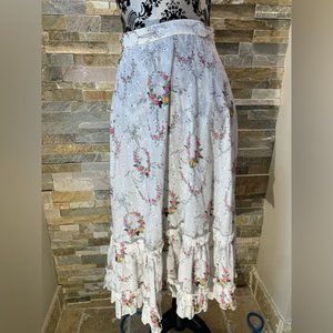 Vintage floral Long Skirt
